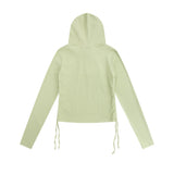 Women Long Sleeve T-Shirt Hooded Long Sleeve T-shirt Women's Spring and Autumn Solid Color Casual