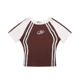 Women T-shirt Short Women's round Neck Slim Casual