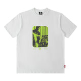 Men T Shirt Hip Hop Retro Letter Short Sleeve T-shirt for Men and Women