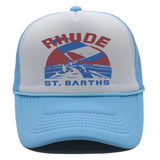 Rhude Hat Retro Outdoor Shade Baseball Net Cap