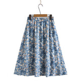 Women Skirt Fall Women's Clothing Mid-Length Umbrella Skirt Skirt