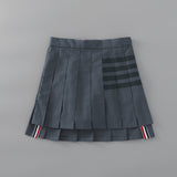 Women Skirt Pleated Skirt Preppy Style