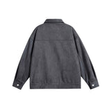 Unisex Jacket Autumn Plain Pocket Casual Coat