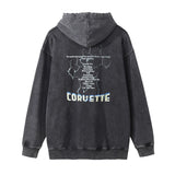 Men Hoodie Hooded Sweater Men's Ins Autumn and Winter Casual Distressed