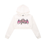Women Hoodie Printed Hooded Short Sweater Women's Autumn Leisure Long Sleeve Hoodie