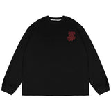 Men Hoodie Letter Print Sweatshirt Men's Casual Loose Pullover Sweater