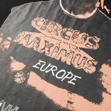Travis Scott T-Shirt Travis Scott 24ssTOUR EUROPE Crew Neck Short Sleeve