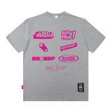 Men T Shirt West Coast Printed Short-Sleeved T-shirt Men and Women Loose Casual Couple