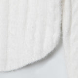 Women Sweater Girls' Autumn Outer Wear Casual Solid Color