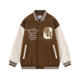 Varsity Jacket Vintage Spring and Autumn Men's Baseball Uniforms Coat for Men