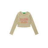 Women Sweater Short Sweater Women's Casual round Neck Spring and Summer Long Sleeves Top