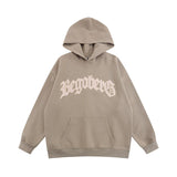 Men Hoodie Gothic Letter Printed Hoodie Men's Spring and Autumn Loose Casual