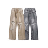 Unisex Pants Women's Collection Zipper Jeans