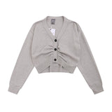 Women Sweater Cardigan Sweater Women's Autumn Leisure Long Sleeve Button