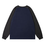 Men Long Sleeve Shirt Design Stitching Long Sleeve Bottoming T-shirt Men and Women Autumn