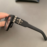 CHH Chrome Hearts Glasses thick frame plain myopia glasses frame