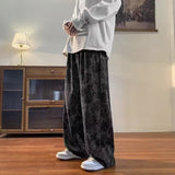 Men Sweatpants Spring Leisure Pants Men's Ins Loose Wide-Leg Pants
