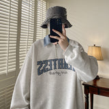 Men Hoodie Polo Collar Sweatshirt Men's Fall Fall Winter Coat