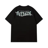 Men T Shirt Printed Short-Sleeved T-shirt Men and Women Street Loose Couple