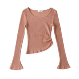 Women T-Shirt Autumn Pure Desire Style Long Sleeve Temperament Top