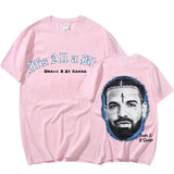 Rapper Drake Graphic Print T-shirt Men's T-shirt