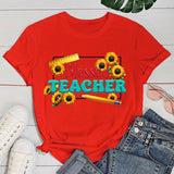 Teachers' Day T shirt Fashion Funny Blessed Teacher