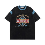 Men T Shirt Hiphop High Street Short-Sleeved T-shirt Men's Fashion Brand Summer