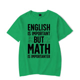 New Mens Brand T-shirt ENGLISH IS IMPORTANT BUT MAT