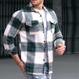 Men Jack Casual Loose Jacket Men's Clothing Print Coat Top