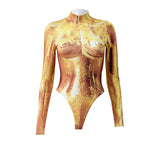 Women Jumpsuit Printed Tight Jumpsuit Top for Women