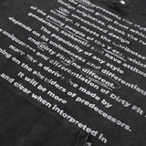 Men Hoodie English Letters Printed Hoodie Washed Old Men Loose Autumn Winter Coat