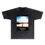 Purple Brand T Shirt Short Sleeve T-shirt Blouse