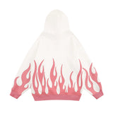 Men Fleece Lined Hoodie Printed Hoodie Men's Autumn and Winter Loose Sweatshirt