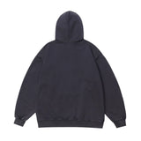 Men Hoodie Letter Printed Hoodie Men's Casual Long Sleeve Loose Wash Pullover Hoodie