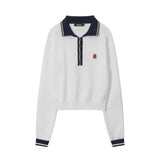 Women Sweater Short Knitwear for Girls Spring and Autumn Leisure Sweater