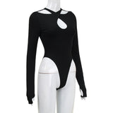 Women Jumpsuit Women's Long-Sleeved Jumpsuit Bottoming Top