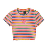 Women T-shirt Short-Sleeved T-shirt Women's Summer Midriff-Baring Top