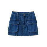 Women Skirt Spring and Autumn Workwear Denim Skirt Skirt