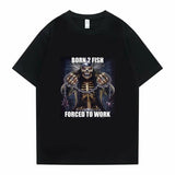Skull Man Graphic Tshirt Sorry Ladies