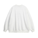 Men Hoodie Letter Printed Crew Neck Sweatshirt Men's Ins Casual All-Matching