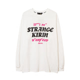 Men Long Sleeve Shirt Graffiti Printing Long Sleeve T-shirt for Men and Women