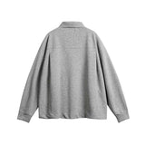 Unisex Jacket Autumn Letter Printed Polo Shirt Women's Clothing