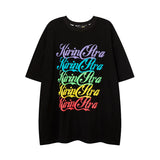 Men T Shirt Printed Short-Sleeved T-shirt Men's Loose Casual