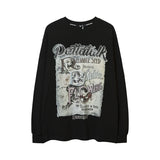 Men Long Sleeve Shirt Long Sleeve T-shirt Men's and Women's Ins Fashion Brand Loose Couple Sweater
