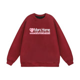 Men Hoodie Loose Sweater Men Autumn and Winter round Neck Top Pullover Shirt