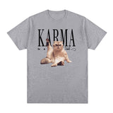 Karma Is A Cat Swift Vintage T-shirt Music Tour Cotton Men