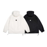 Unisex Jacket Autumn Double Zipper Hooded Jacket Women's Clothing