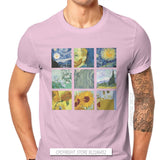 Vintage Alternative Funny Artwork Van Gogh Painting Men