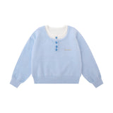 Women Sweater Women's Loose Casual Autumn Love Button Sweater