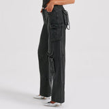 Women Cargo Pants Jeans Women's Autumn Loose Trousers